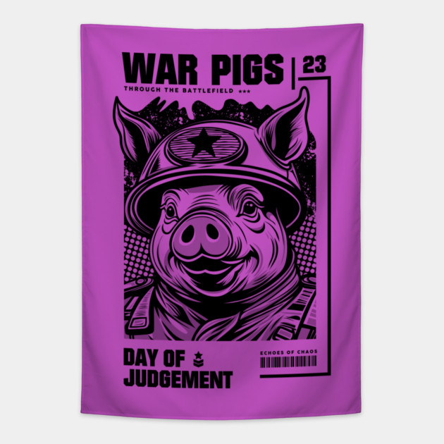 WAR PIGS Tapestry by artslaves
