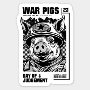 WAR PIGS Sticker