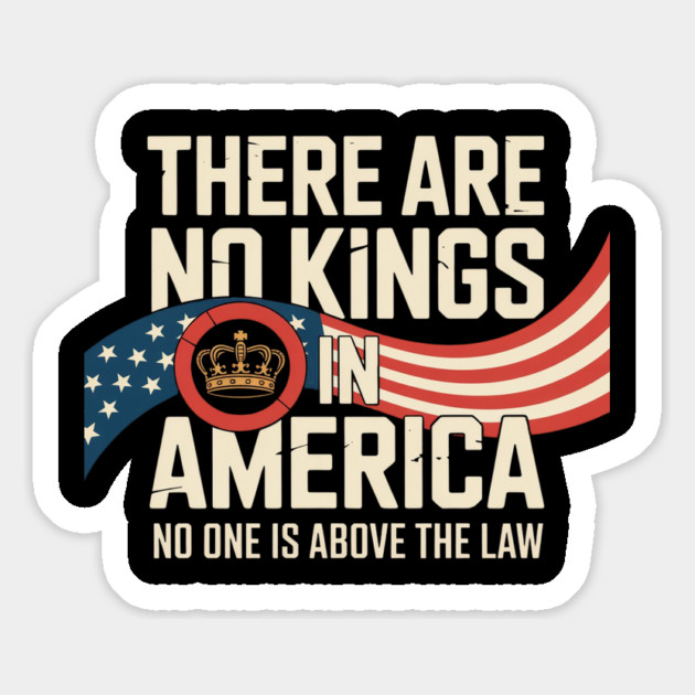 No-kings-in-america Magnet by Creatifly Graphic Tees