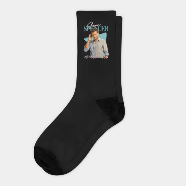 Vapor Pop 90s - Shawn Spencer Socks by Tv Moments