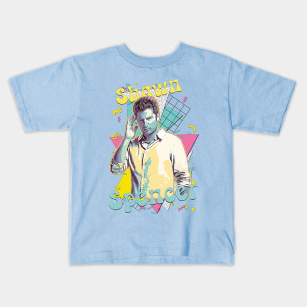 90s Memphis - Shawn Spencer Kids T-Shirt by Tv Moments