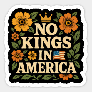 No-kings-in-america Sticker