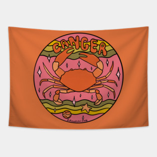 Cancer Zodiac Tapestry