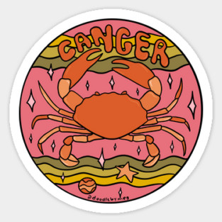 Cancer Zodiac Sticker