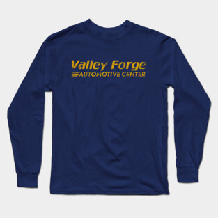 Valley Forge Automotive Center - Vintage Distressed Logo Long Sleeve T-Shirt