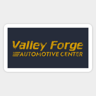 Valley Forge Automotive Center - Vintage Distressed Logo Sticker