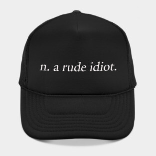 A Rude Idiot Hat
