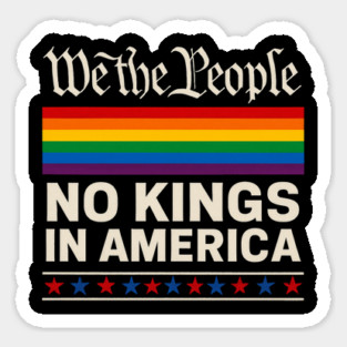 No-kings-in-america Sticker