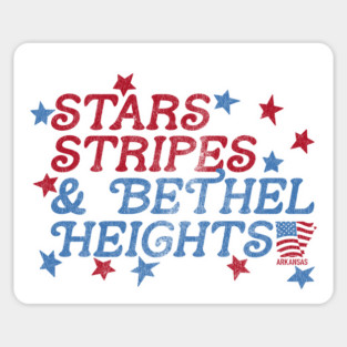 Stars Stripes & Bethel Heights Magnet