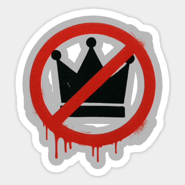 No-kings-in-america Magnet by Creatifly Graphic Tees