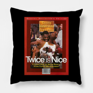 Hakeem Olajuwon & Clyde Drexler 1995 Pillow