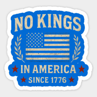 No-kings-in-america Sticker