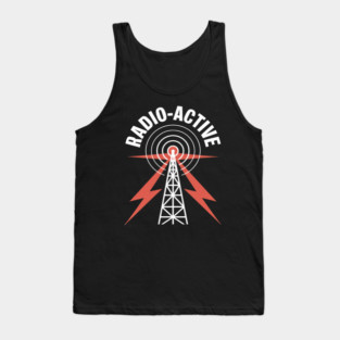 Amateur Radio Ham Radio Active Radioactive Tank Top