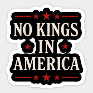 No-kings-in-america Sticker