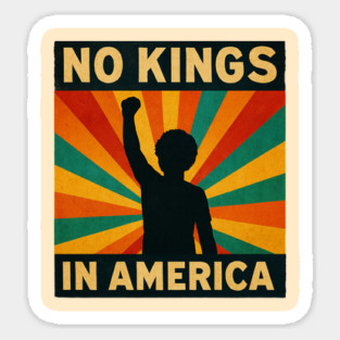 No-kings-in-america Sticker