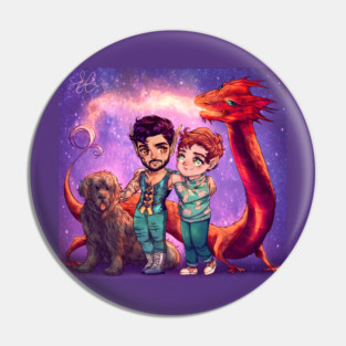 Will & Leti Chibi Pin