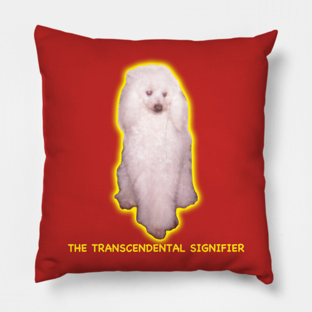 The Transcendental Signifier Pillow by Margin's Store