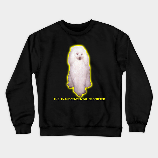 The Transcendental Signifier Crewneck Sweatshirt by Margin's Store