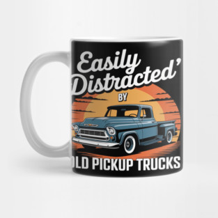 Easily Distracted By Old Pickup Trucks Mug