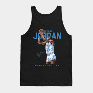 MJ 23 NOrth carolina Dunk Tank Top
