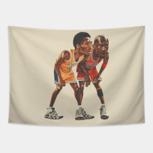 GOAT BASKETBALL Tapestry