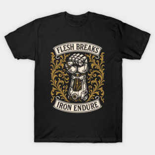 The Flesh Breaks Iron Wargaming T-Shirt