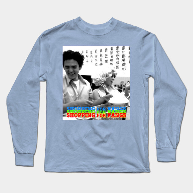 Shopping for Fangs Long Sleeve T-Shirt by Margin's Store