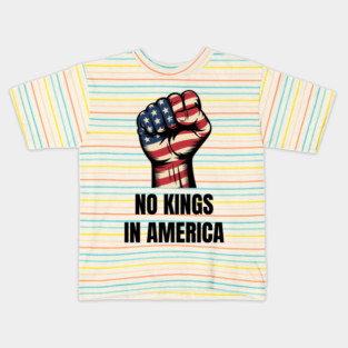 No-kings-in-america Kids T-Shirt