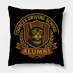 Toonces Driving School Alumni Pillow