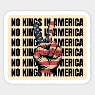 No-kings-in-america Sticker