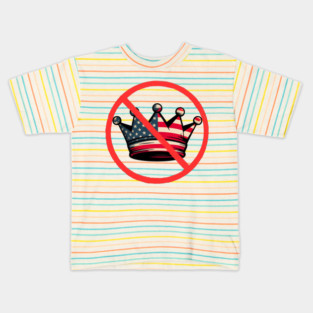 No-kings-in-america Kids T-Shirt