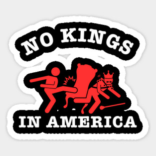 No-kings-in-america Sticker