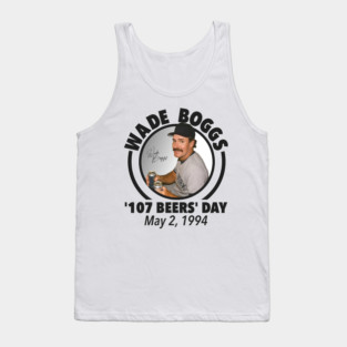 Wade Boggs '107 Beers Day' Tank Top