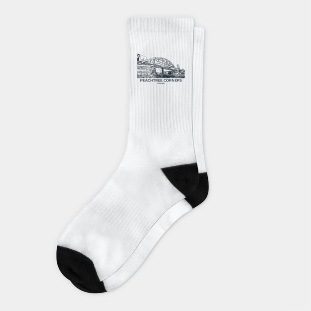 Peachtree Corners – Georgia Socks by Lakeric