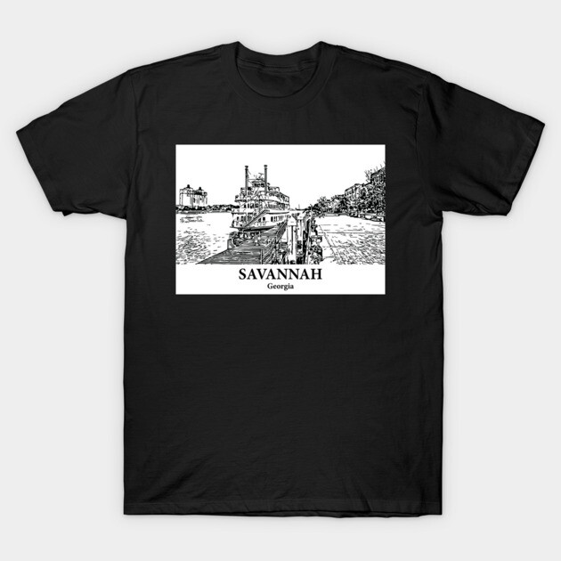 Savannah – Georgia T-Shirt by Lakeric