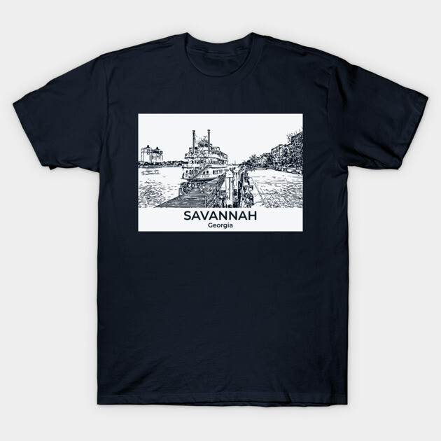 Savannah – Georgia T-Shirt by Lakeric