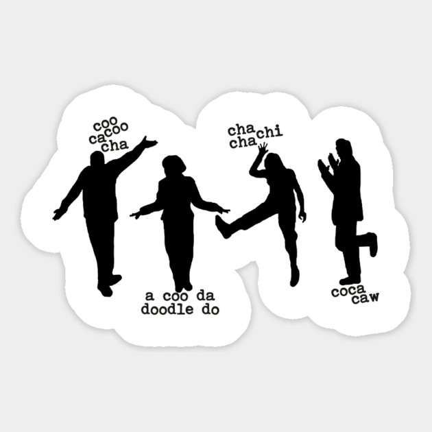 Arrested Development Chicken Dance (Black Graphic) Magnet by Tv Moments