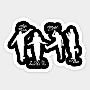 Arrested Development Chicken Dance (White Graphic) Magnet