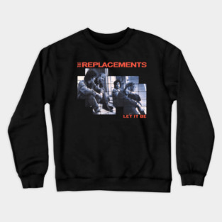 The Replacements Let It Be saquares Crewneck Sweatshirt