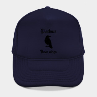 Shadows Have Wings – Dark Crow Silhouette Design Hat