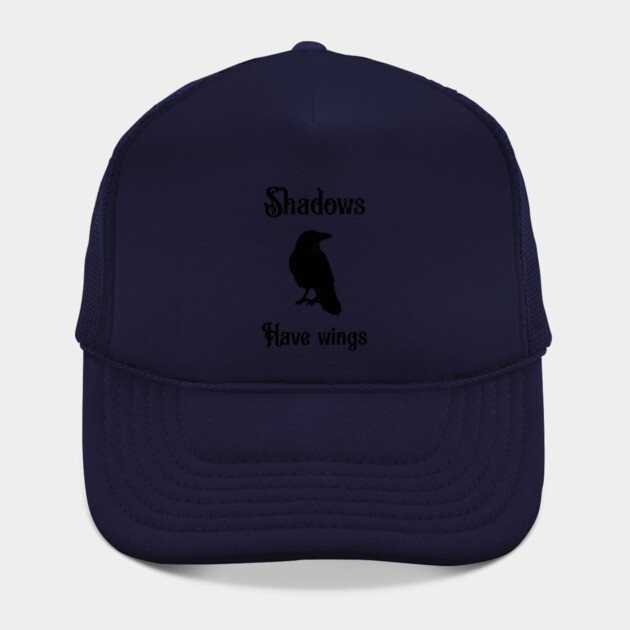 Shadows Have Wings – Dark Crow Silhouette Design by DonWillisJrArt