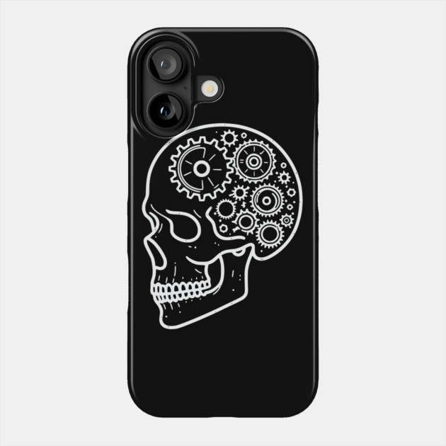 Skull Head Of Gears Phone Case by Kevin's Store 2