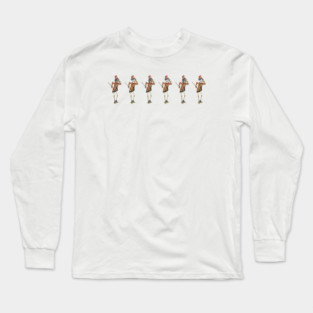 Uncle Sam gets Brown Long Sleeve T-Shirt