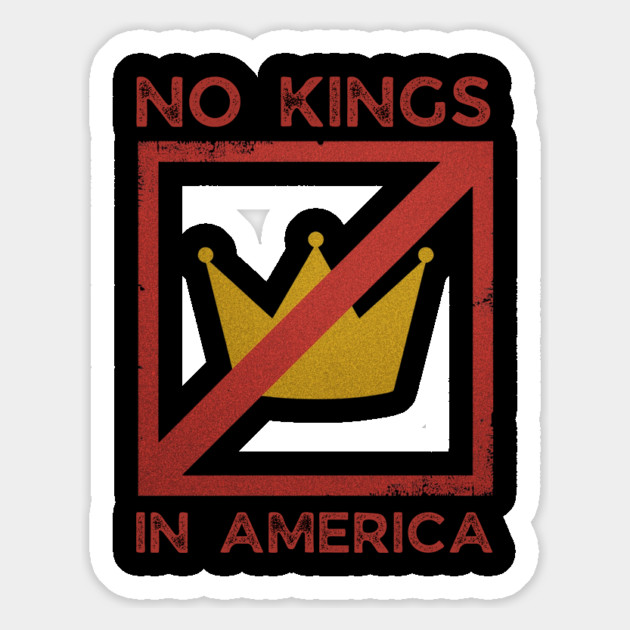 No-kings-in-america Magnet by Creatifly Graphic Tees