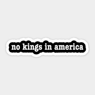 No-kings-in-america Sticker