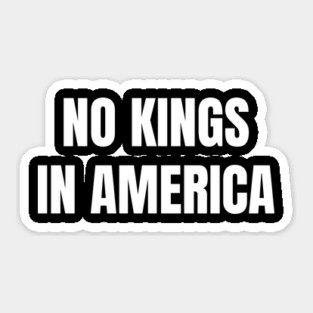 No-kings-in-america Sticker