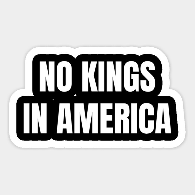 No-kings-in-america Magnet by Creatifly Graphic Tees