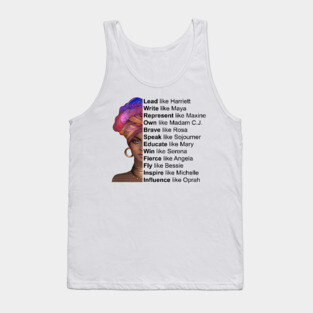 Powerful Black Women, Women of Black History, Black History Month Tank Top