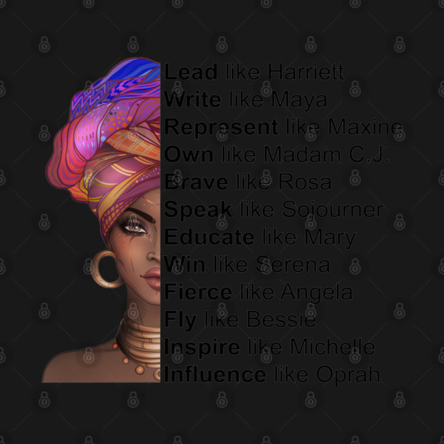 Powerful Black Women, Women of Black History, Black History Month by UrbanLifeApparel