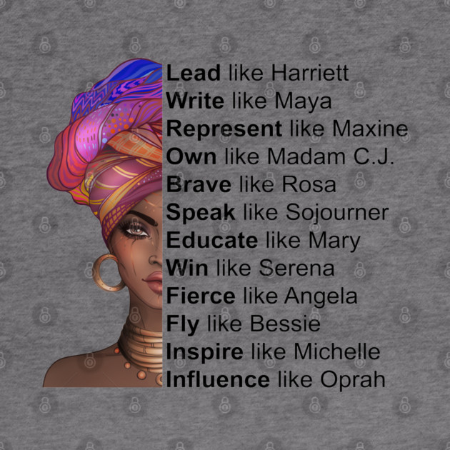 Powerful Black Women, Women of Black History, Black History Month by UrbanLifeApparel